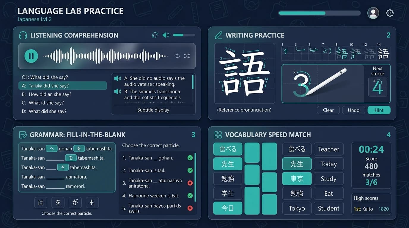 Practice Labs Interface