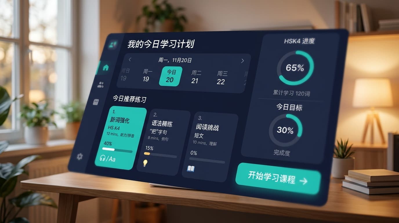 AI Study Coach Interface