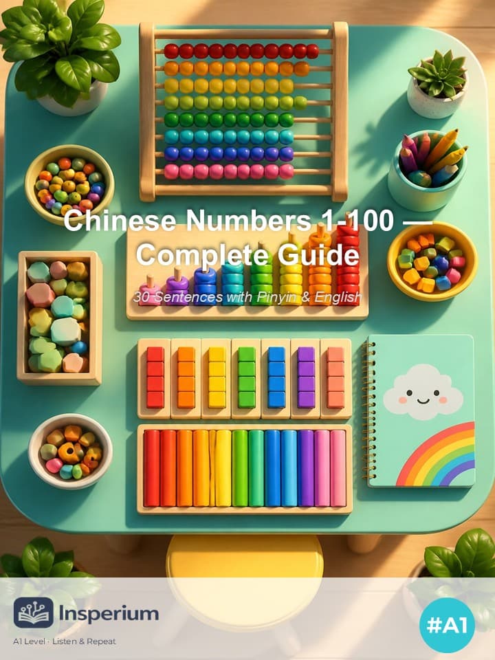 Chinese Numbers 1-100 — Complete Guide